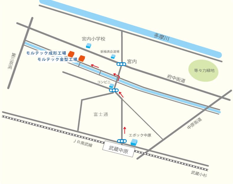アクセス地図